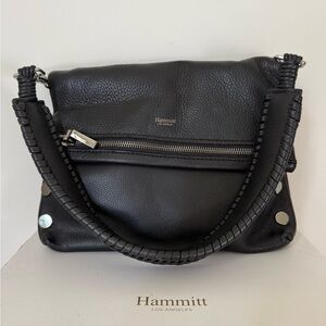 Hammitt Black Leather Shoulder Bag